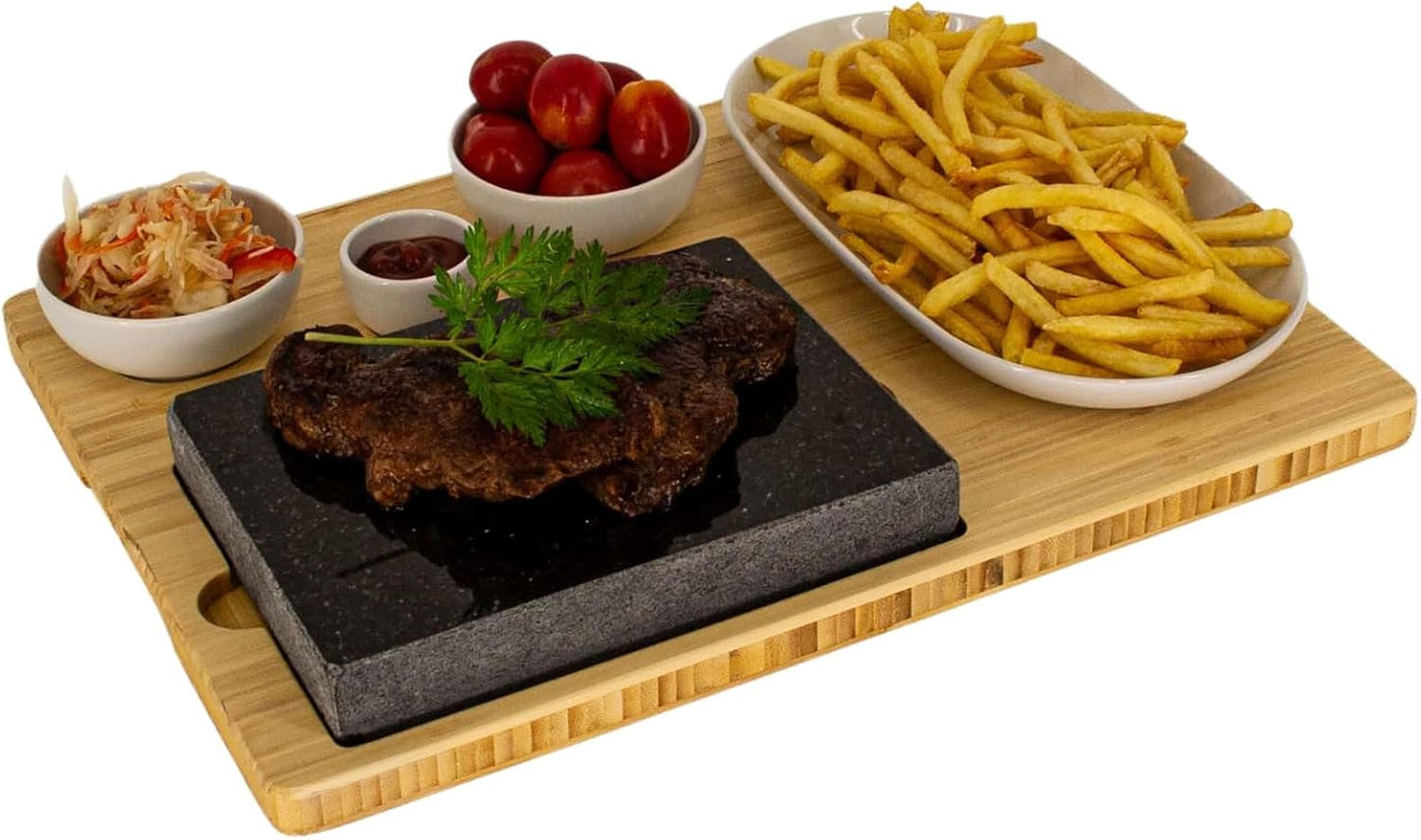 2er-Set Steakbrett mit Hot Stone, 2 set