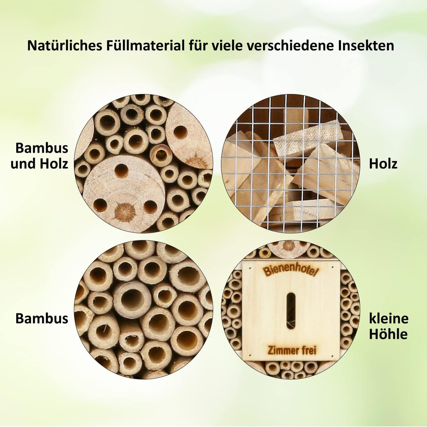 Insektenhotel und Nistkasten