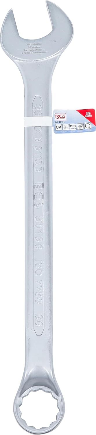 Maul-Ringschlüssel, gekröpft SW 36 mm, Schlüsselweite: 36 mm