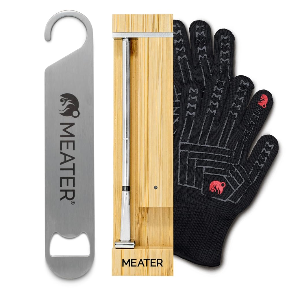 Fleischthermometer Pro Bundle mit WLAN, Pro & Mitts & Bar Blade
