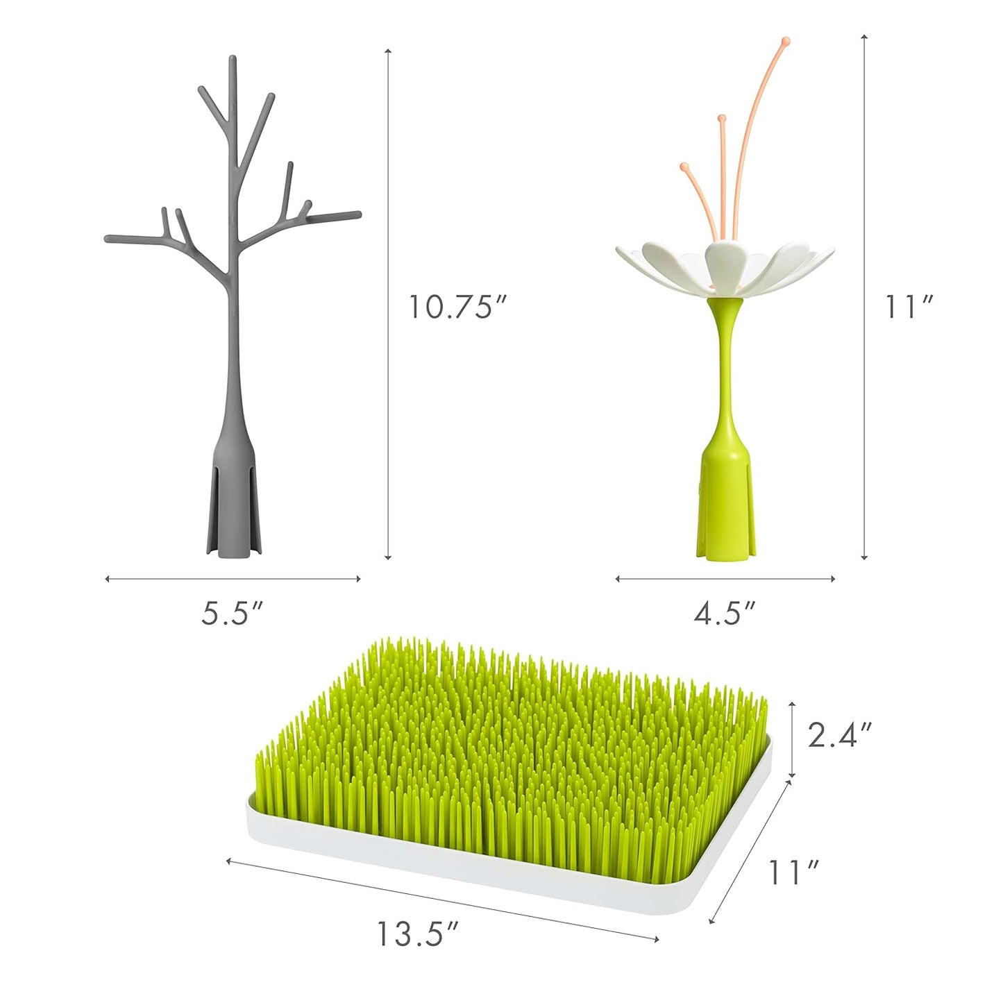 Trockengestell-Set für Babyflaschen, LAWN Trockengestell