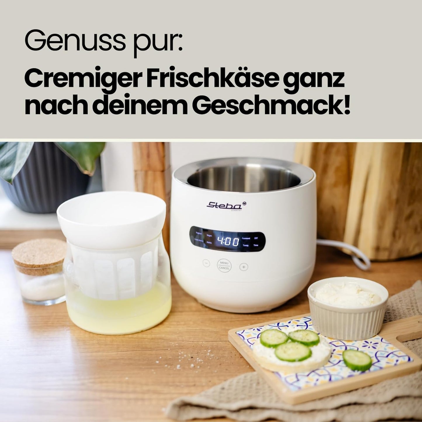 JM 4 Joghurt-Maker mit 5 Automatikprogrammen