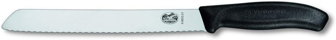 Swiss Classic Brotmesser, Schwarz Geschenkbox