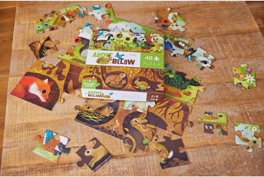 48-teiliges Bodenpuzzle Hinterhofentdeckung