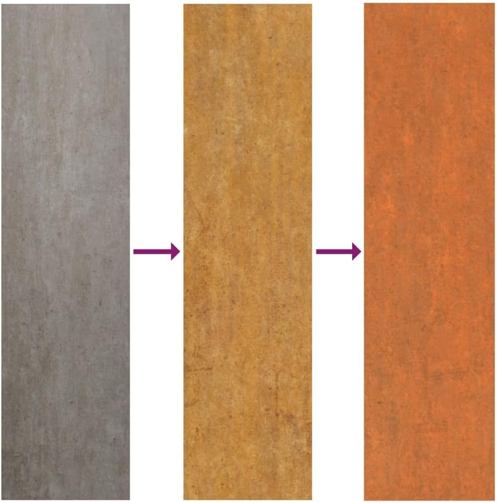 12er Set Trapezblech Dachplatten, 60 x 44 cm