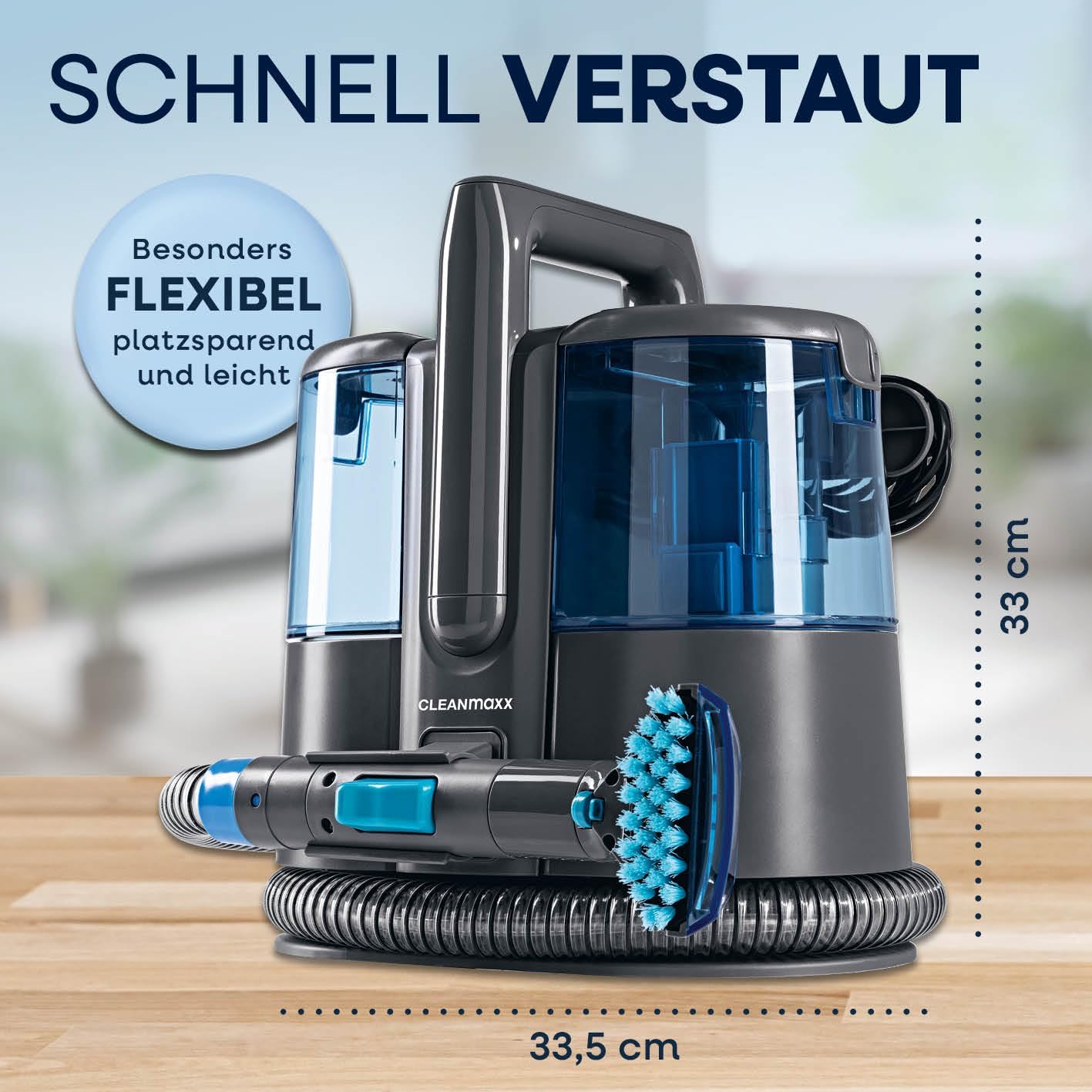 Polster- und Teppichreiniger, Waschsauger Pro Power 600W Blau