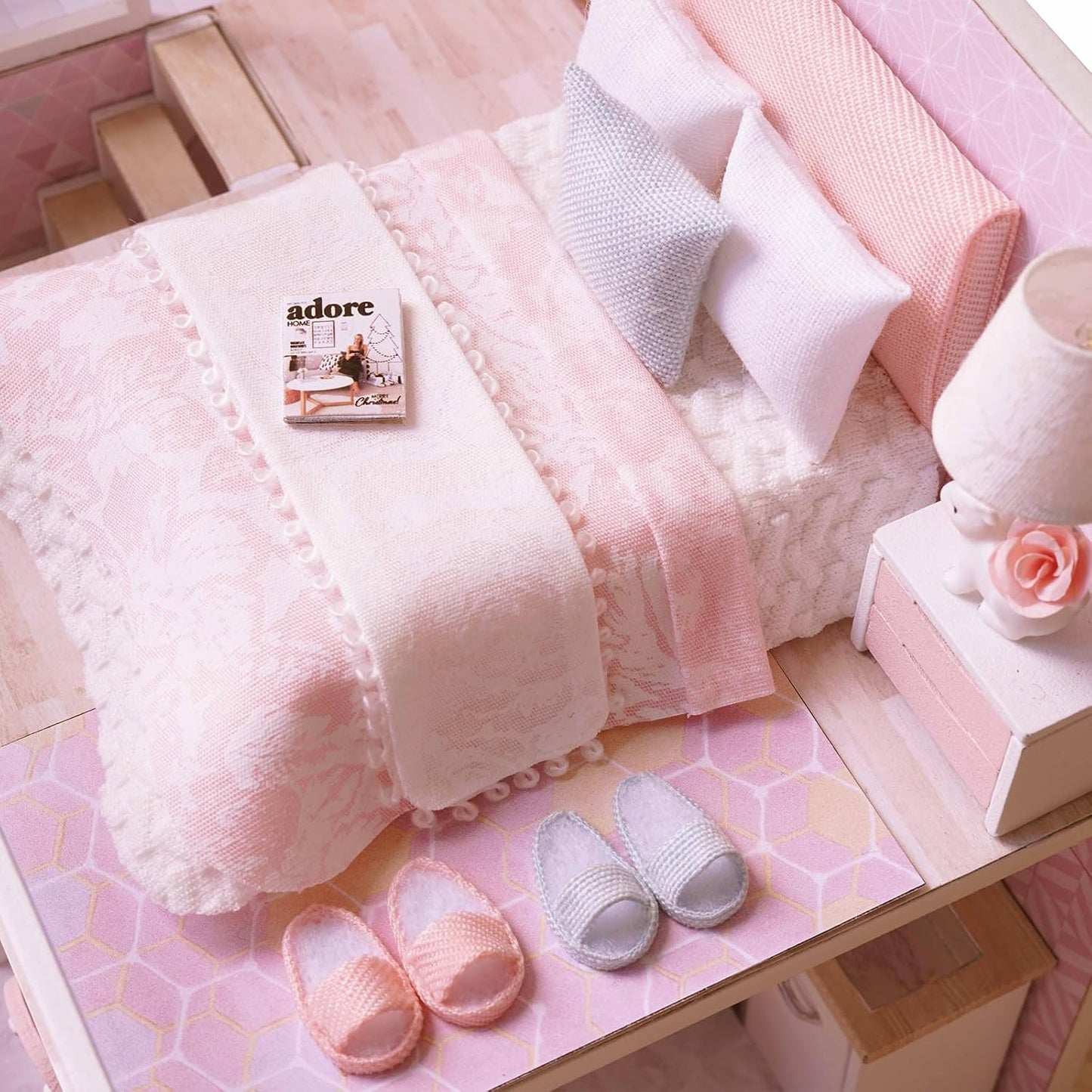DIY Miniaturmodell-Kit mit LED, Ruhiges Leben