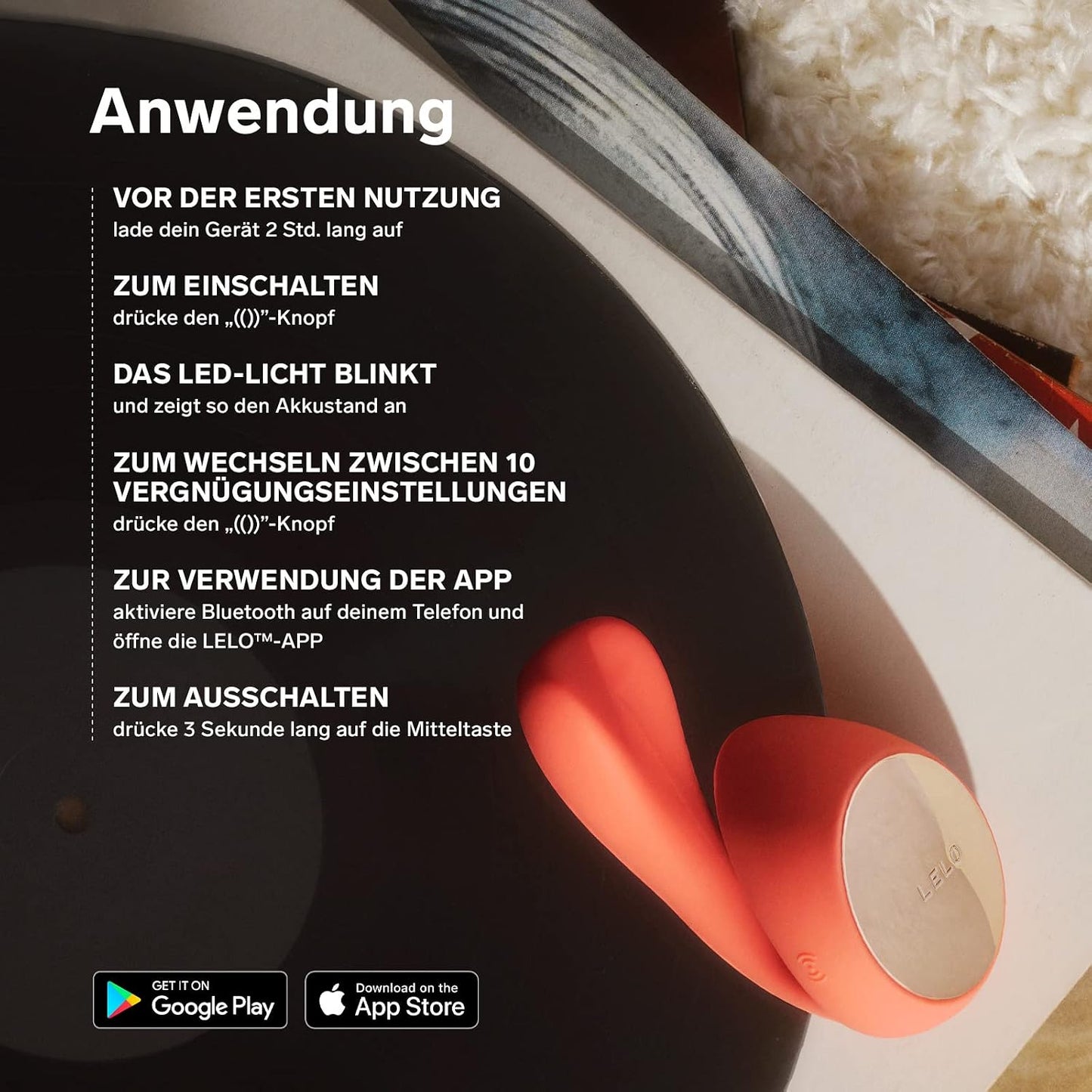 Ida Wave Doppelvibrator mit App-Steuerung, Multicolor