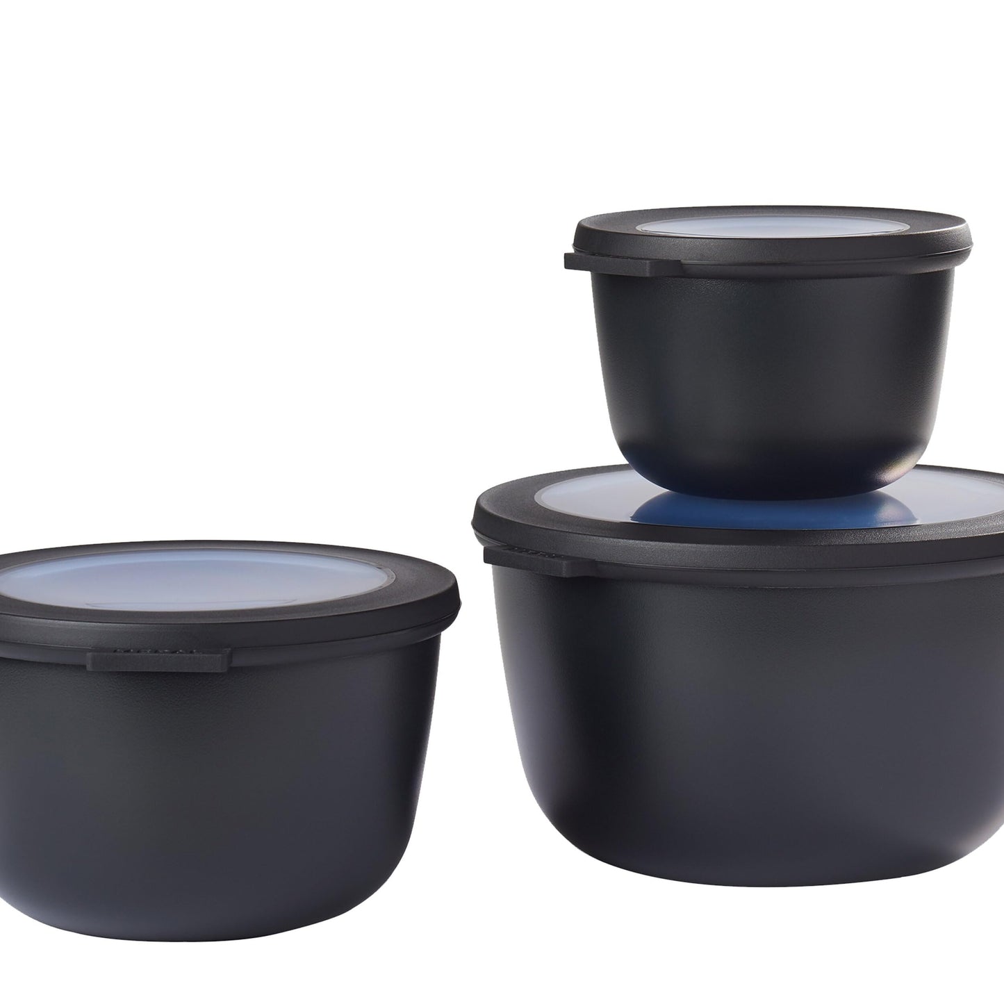 Frischhaltedosen, Nordic Black Set 3-teilig (500, 1000, 2000 ml)