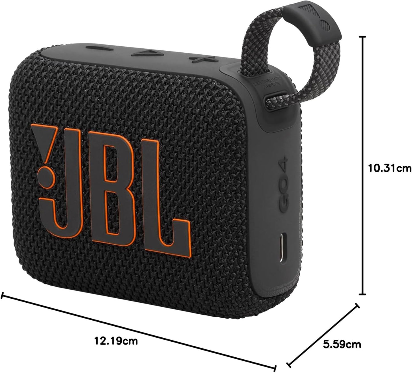 Tragbare Bluetooth-Lautsprecher-Box Go 4, Black