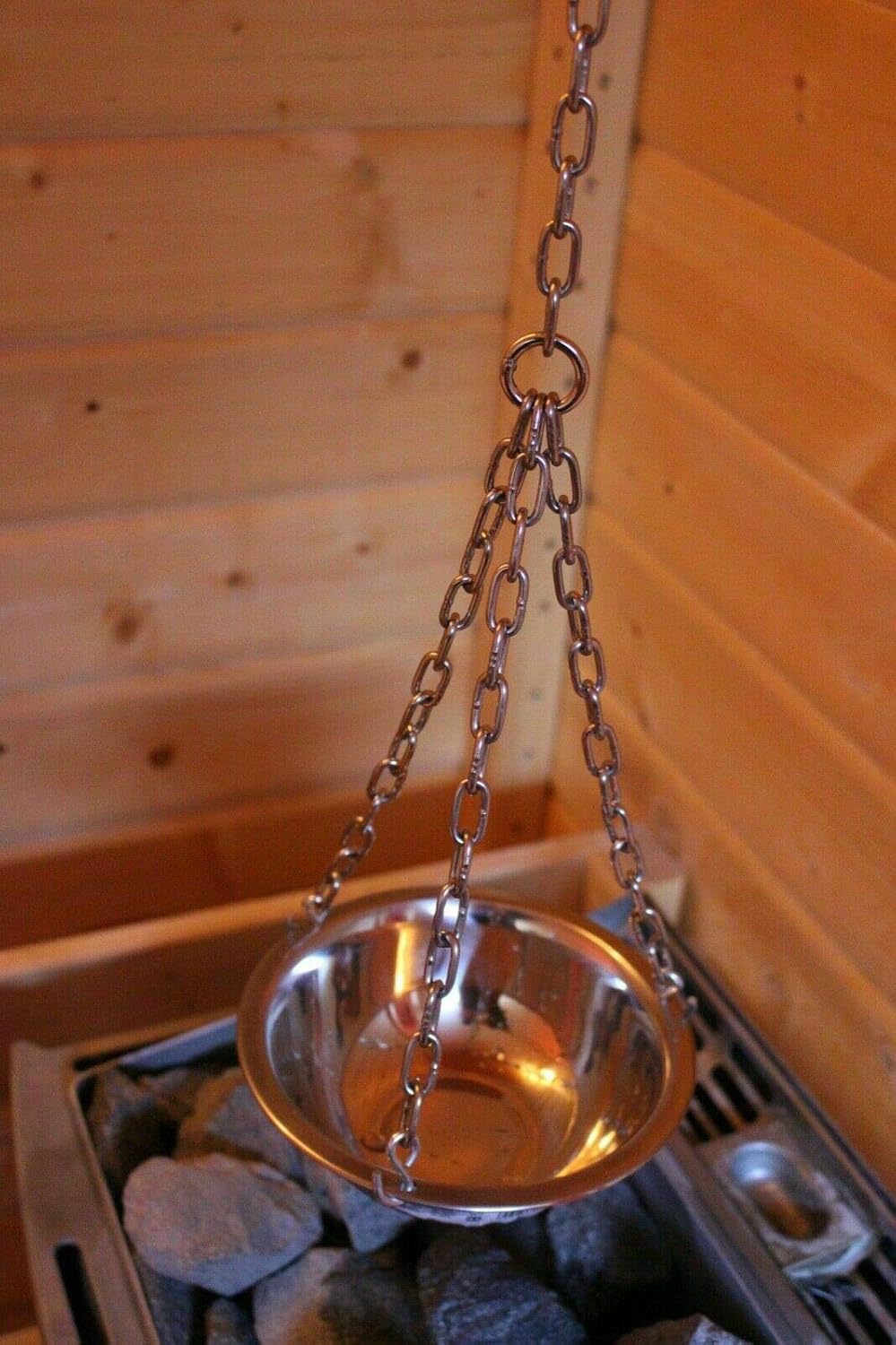Sauna Verdampferschale Kräutertopf Edelstahl, Saunaschale