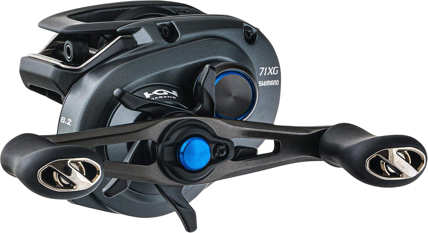 SLX MGL 70 Baitcast-Rolle mit niedrigem Profil, Übersetzung 8,2:1, Übersetzung: 8,2:1 | Grösse: 70 links