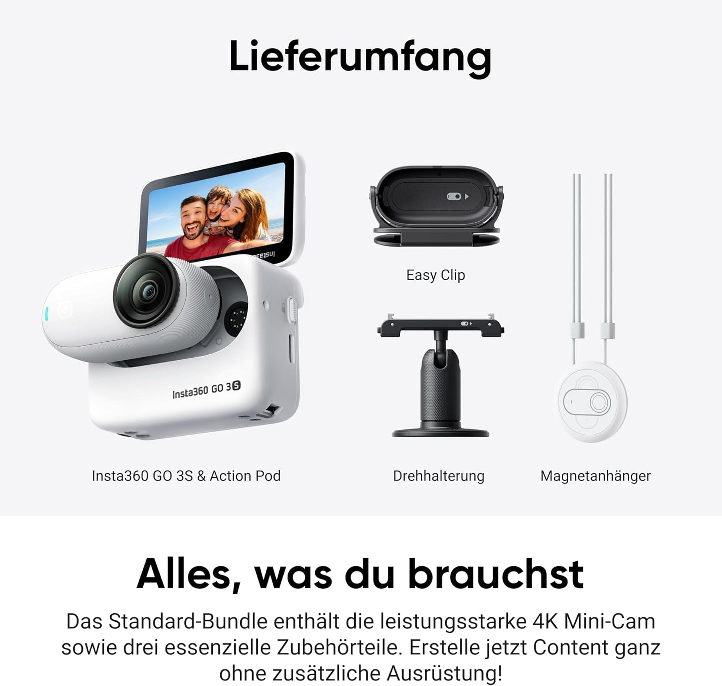 GO 3S Fahrrad-MultiView-Bundle, Polarweiss Fahrrad-MultiView-Bundle