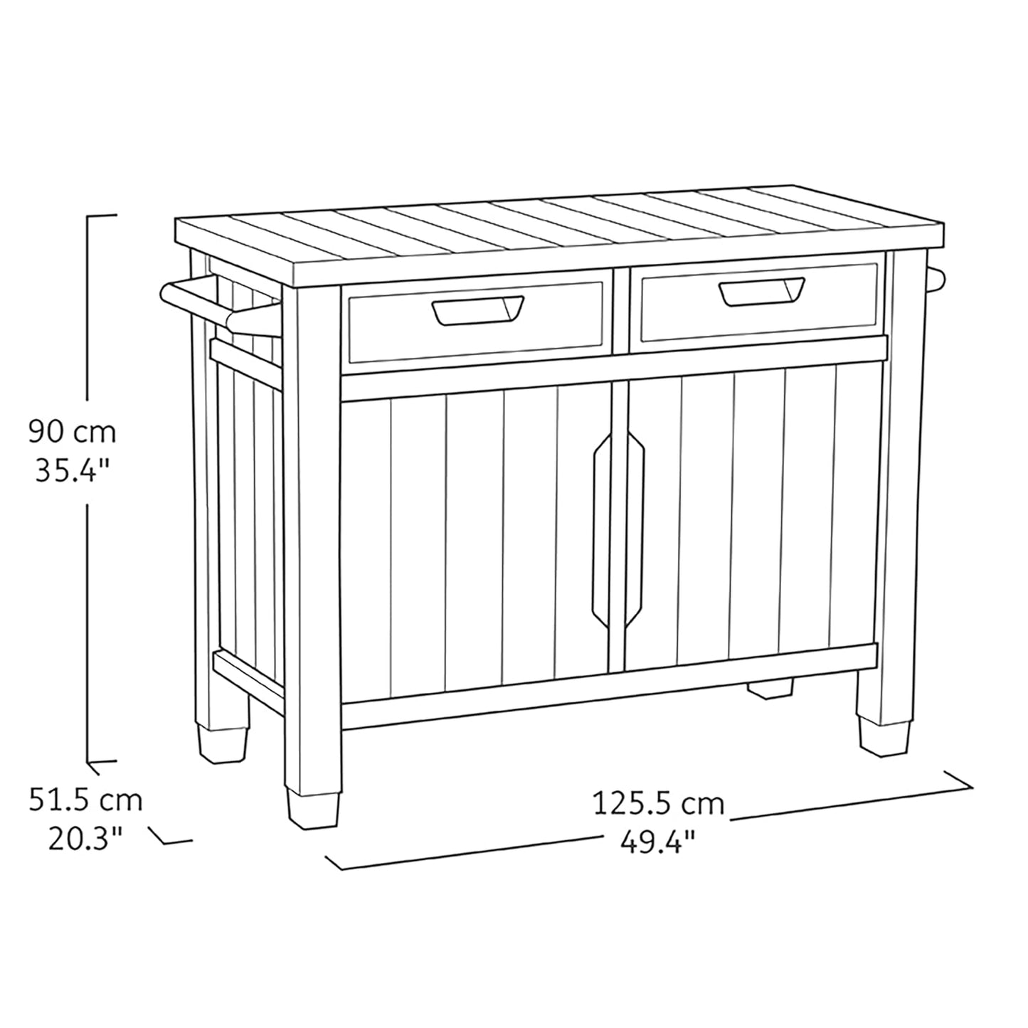 Grillschrank