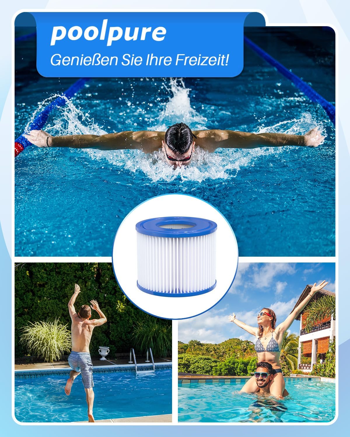 6er-Set Filterkartuschen VI für Lay-Z-Spa, 6pack