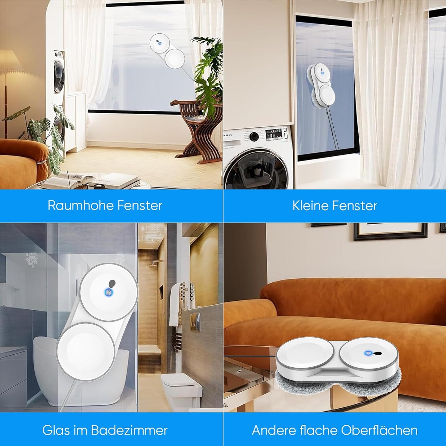 Fensterputzroboter mit intelligenter Navigation