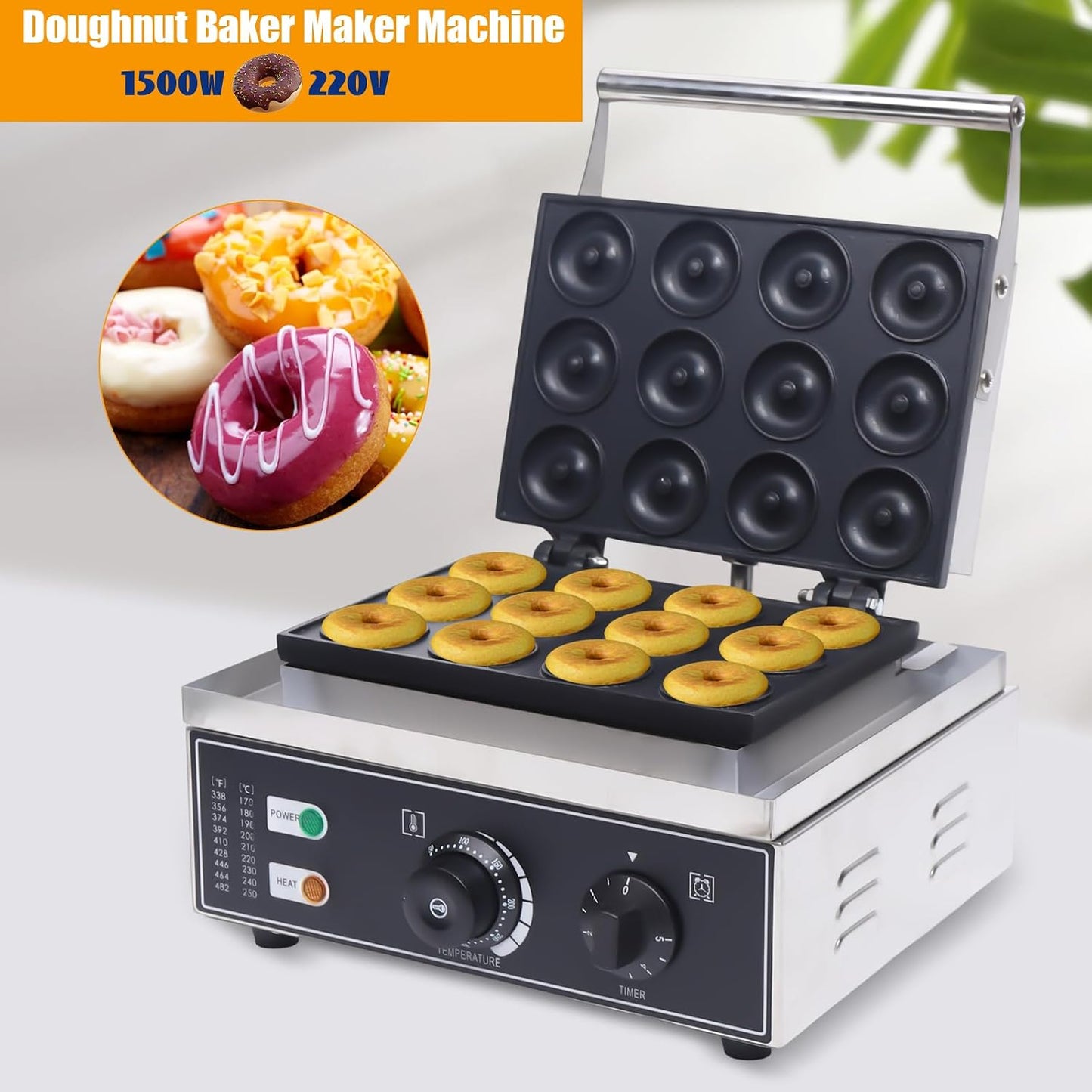 Elektrischer Donutmaker mit 12 Slots PB-12T