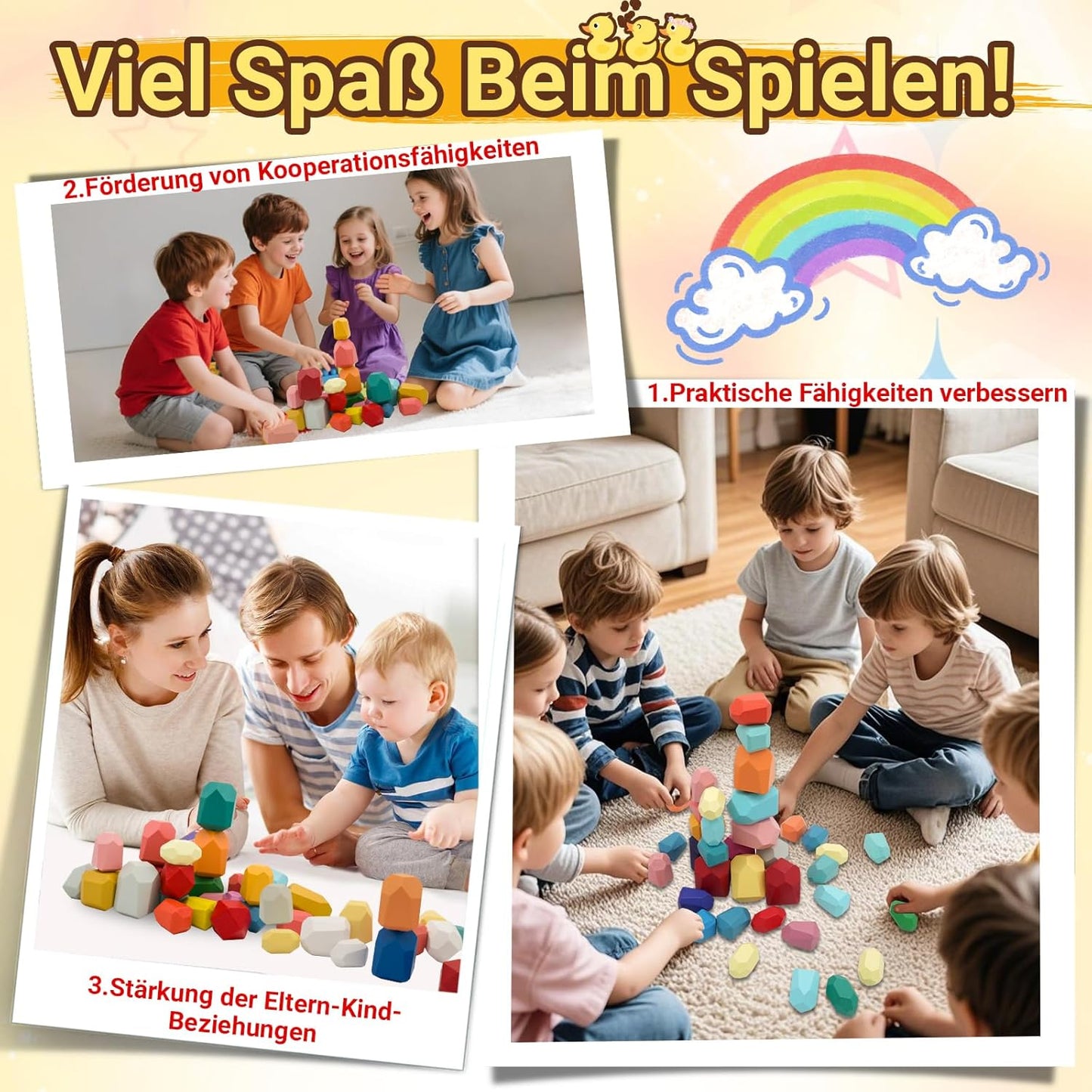 Balanciersteine 39er-Set, 39 Stück