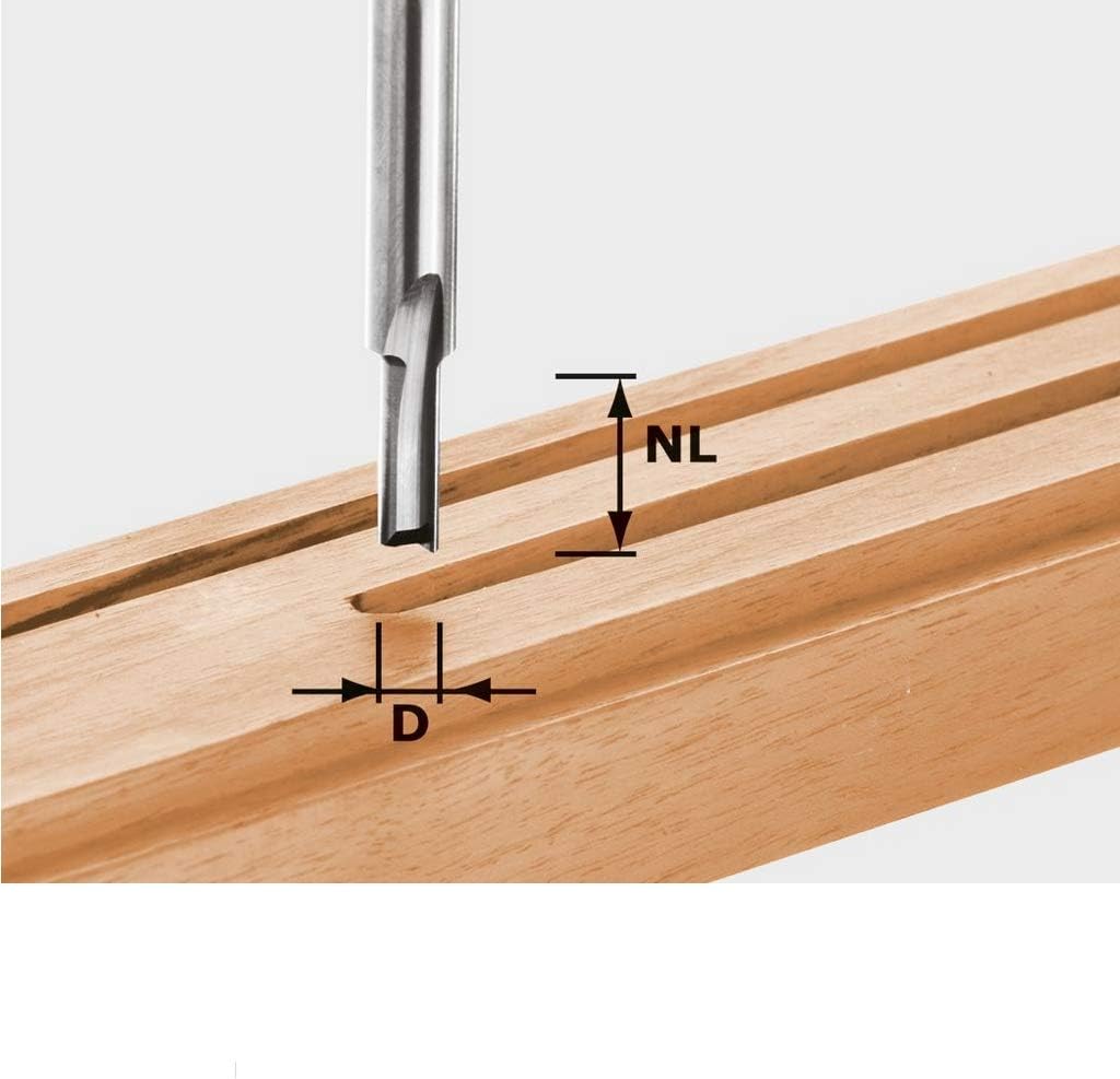 Nutfräser HW S8 D4/10, 4 x 10 mm, VHW