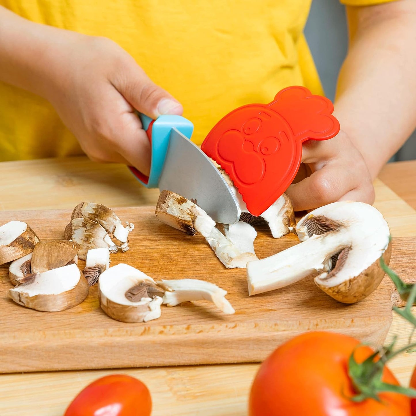 Messer für Kinder, Blau und Rot