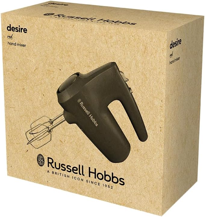 Handmixer Desire Red mit 5 Geschwindigkeitsstufen, Rot