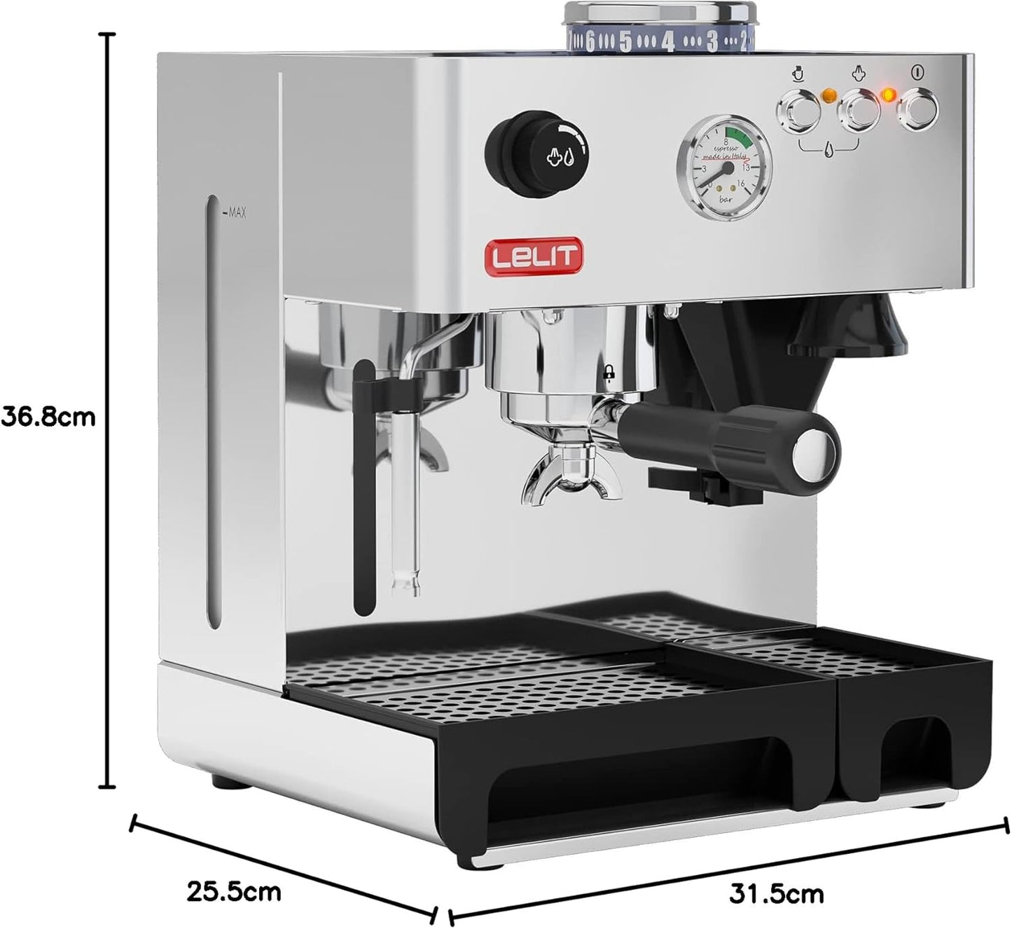 Kaffeemaschine Anita, Mit integrierter Kaffeemühle Single