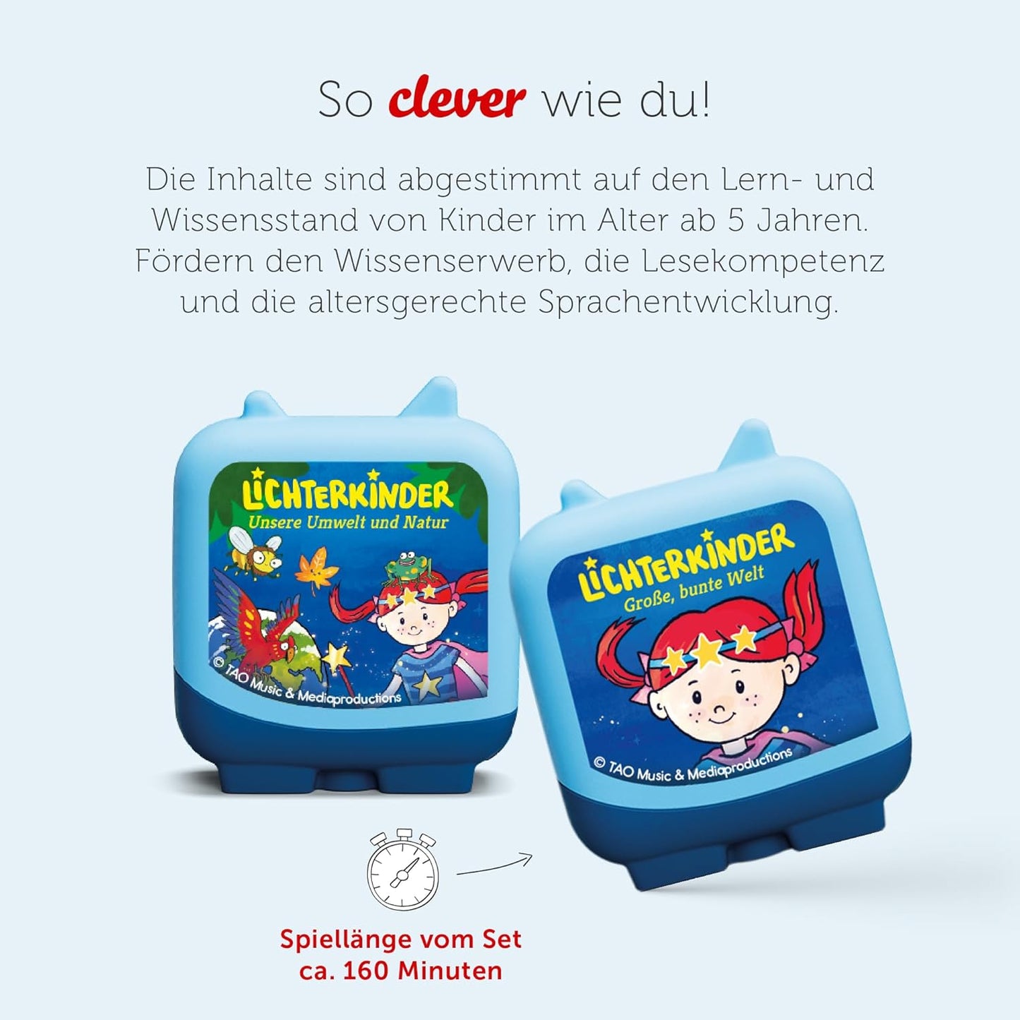 Clever Tonie Lichterkinder - Lernen mit Liki & Lumi 4er Set