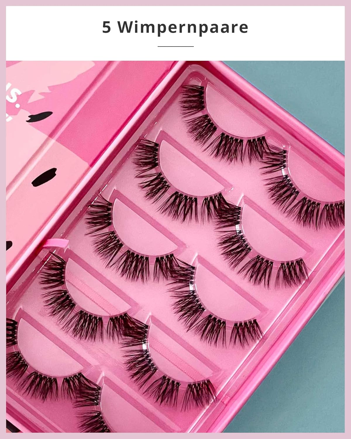 Handgemachte Wimpernextensions (5 Paare), Eye Candy