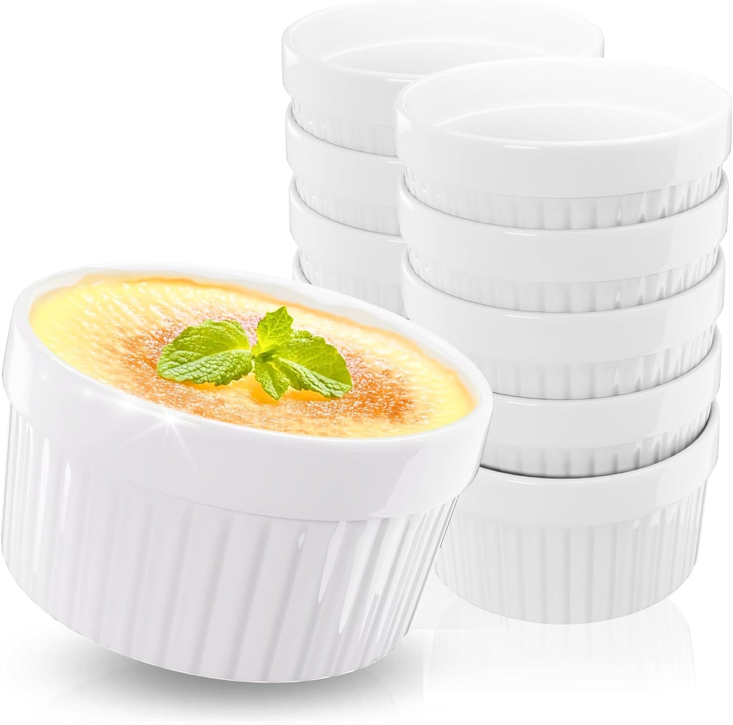 Ofenfeste Soufflé Förmchen, 12 count