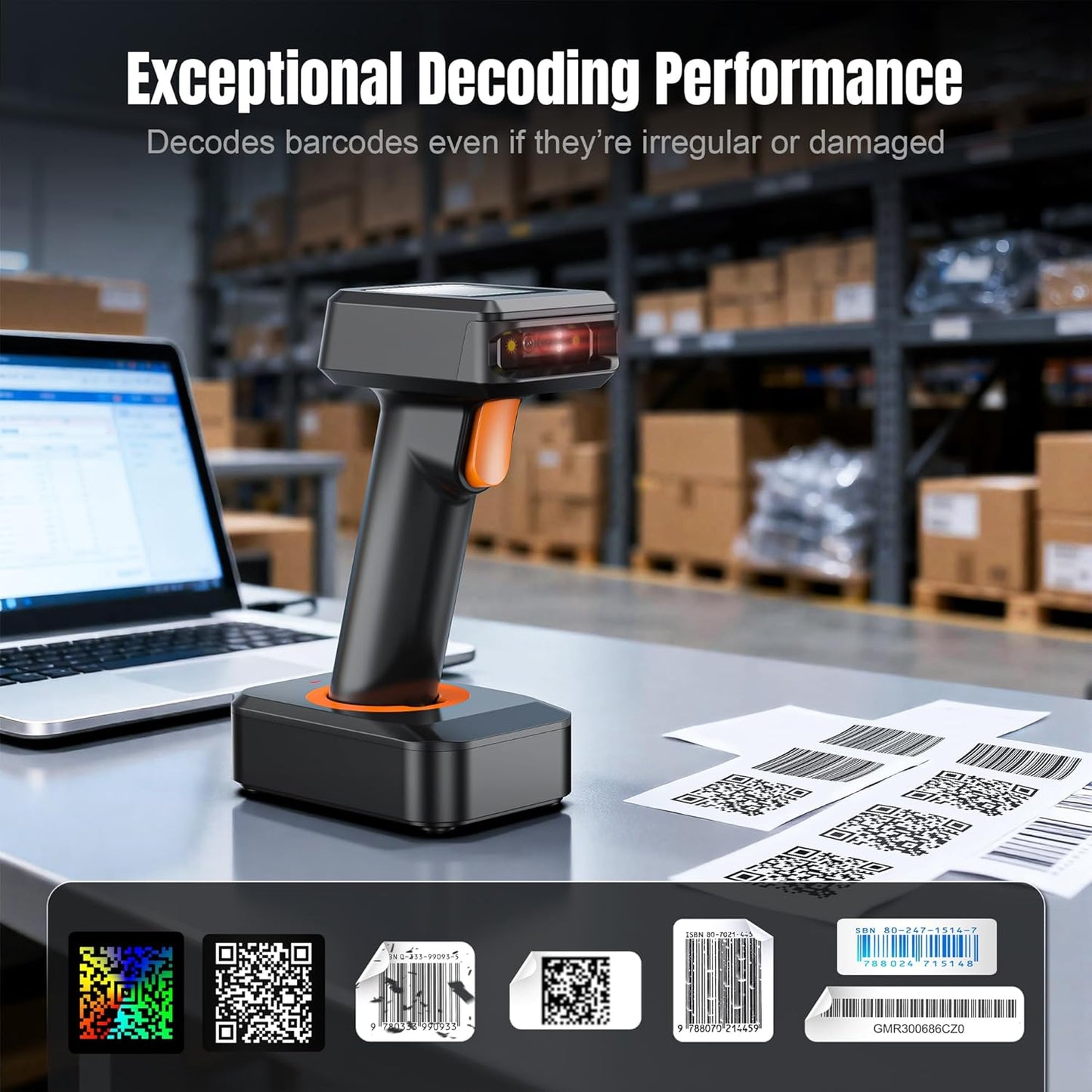 2D Barcode-Scanner HW006, Single