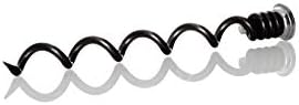 Weinflaschenöffner mit Spiralschraube, Schwarz