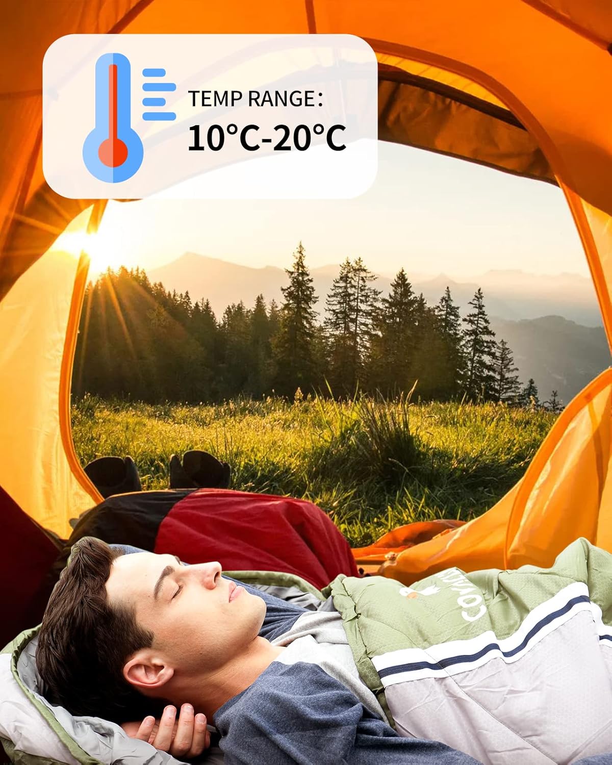 Ultraleichter Sommerschlafsack, 0.8 kg