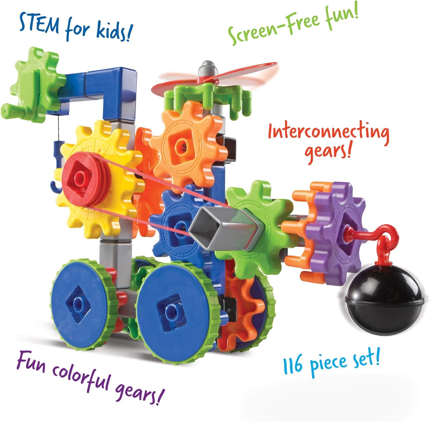 Gears! Gears! Gears! Maschinenbausatz (116 Teile)