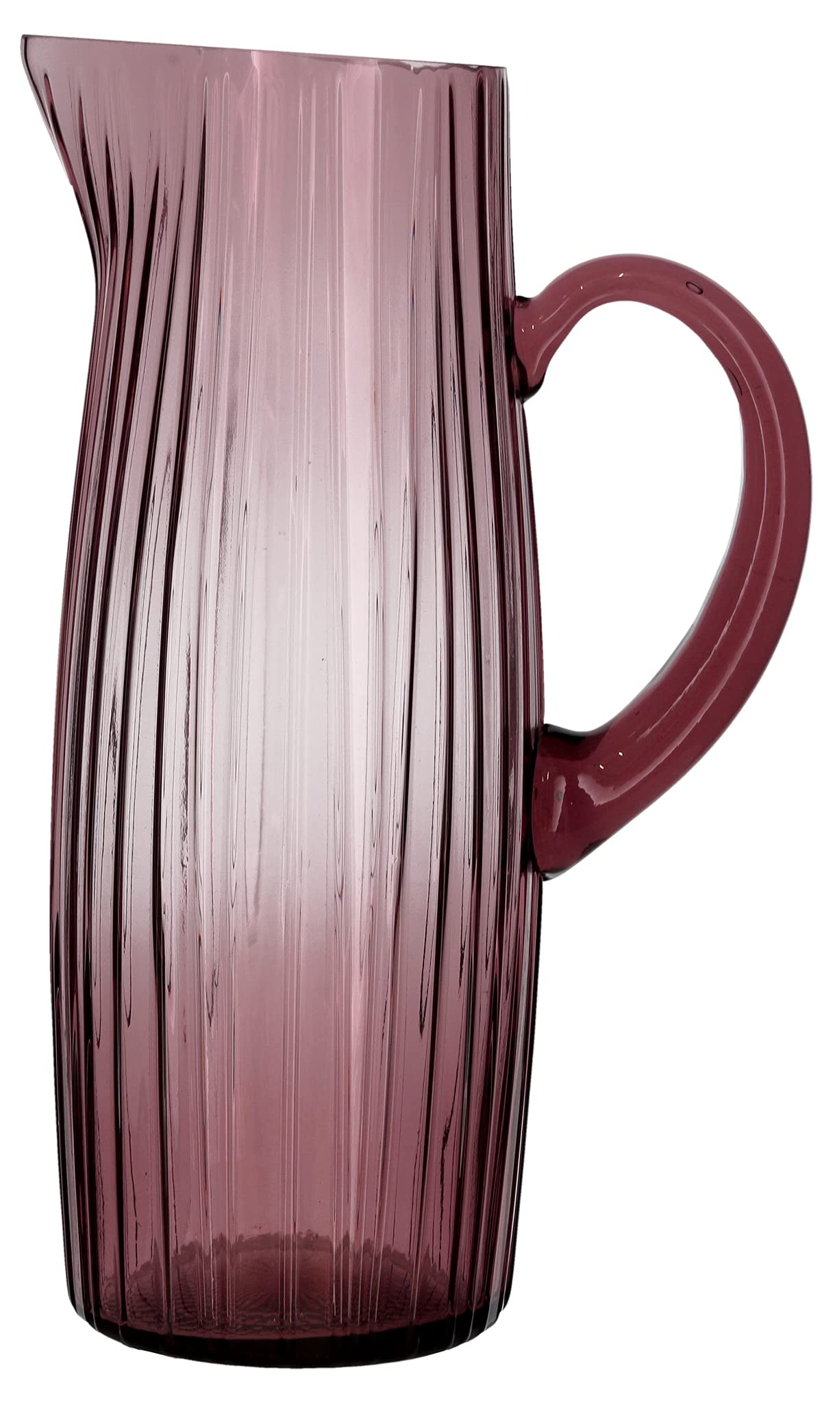 Kusintha Wasserkrug aus Glas 1,2 L, 1200 ml Pink