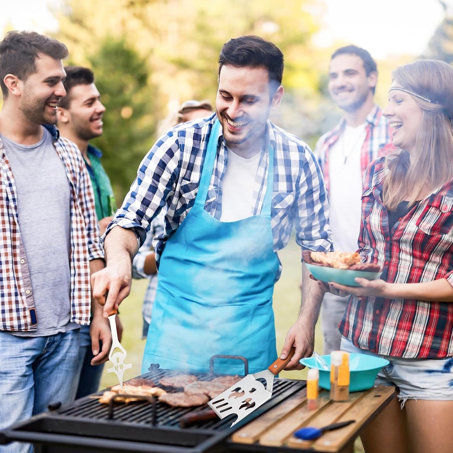 Multifunktionales Grillbesteck-Set