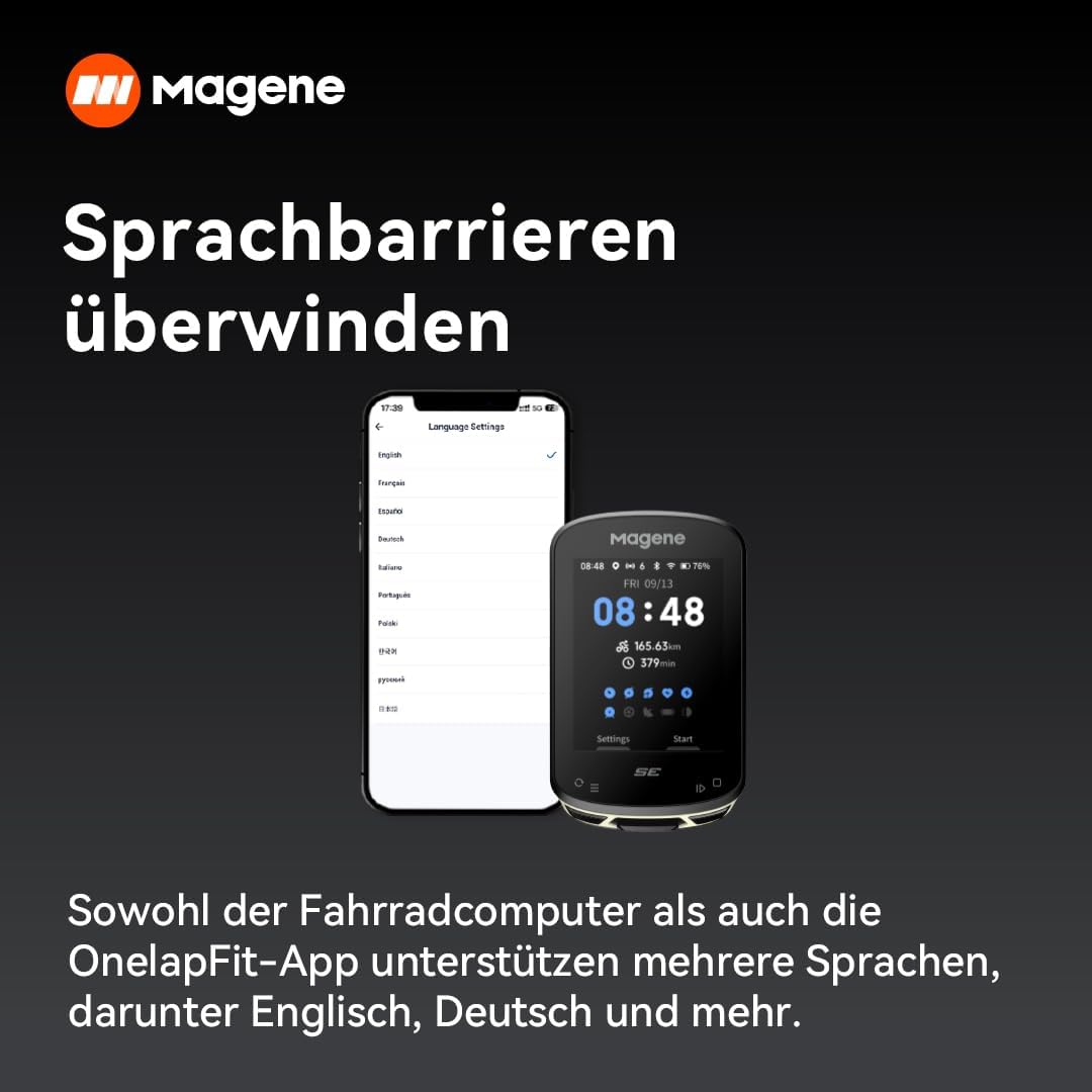 GPS Velocomputer mit Streckennavigation