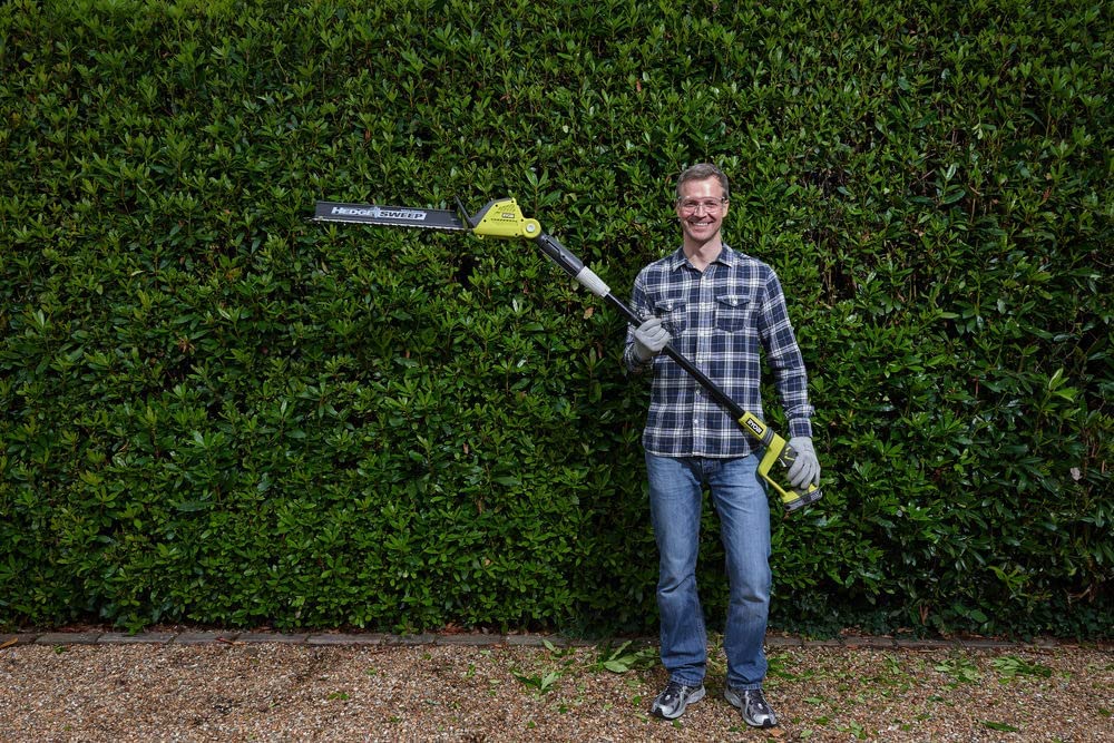 ONE+ Akku-Teleskop-Heckenschere OPT1845, 45 cm Schnittlänge Single