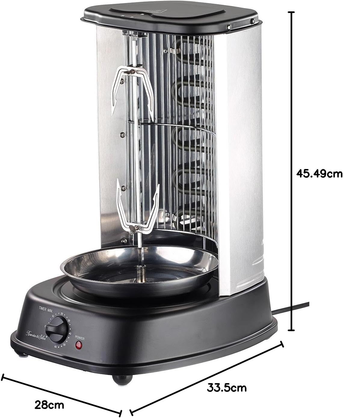 Döner- und Gyros-Tischgrill NC3660-944 mit Timer