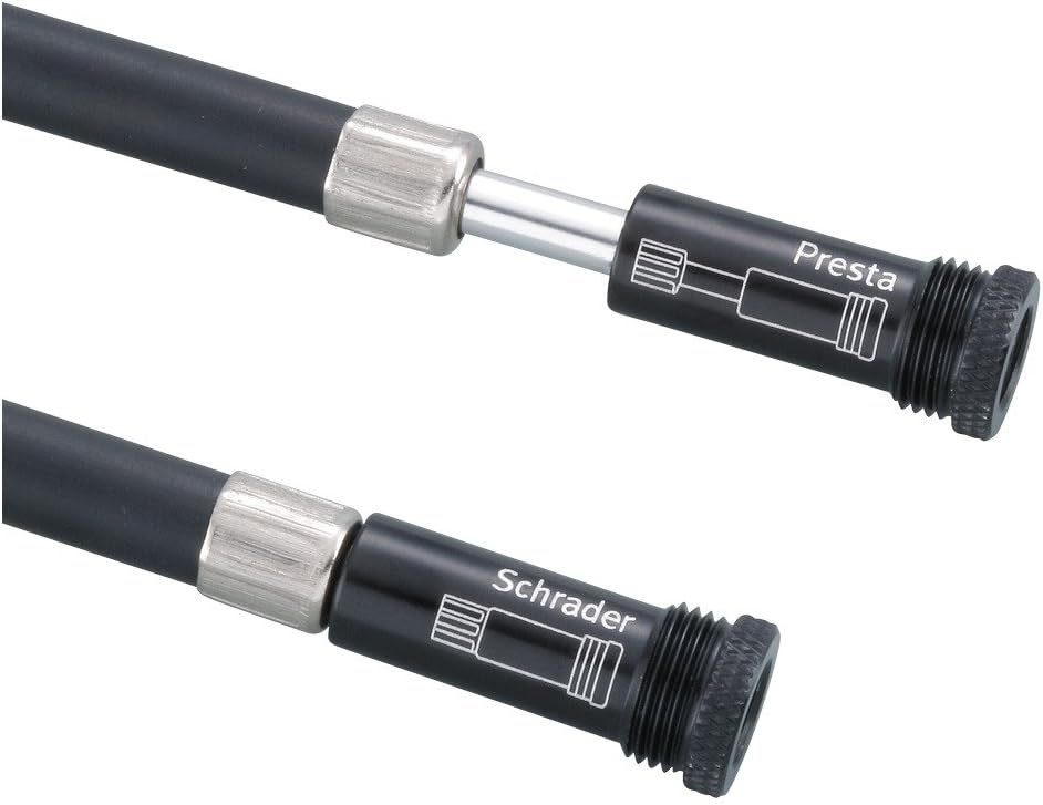 Race Rocket Minipumpe mit Schlauch, Einheitsgrösse Schwarz