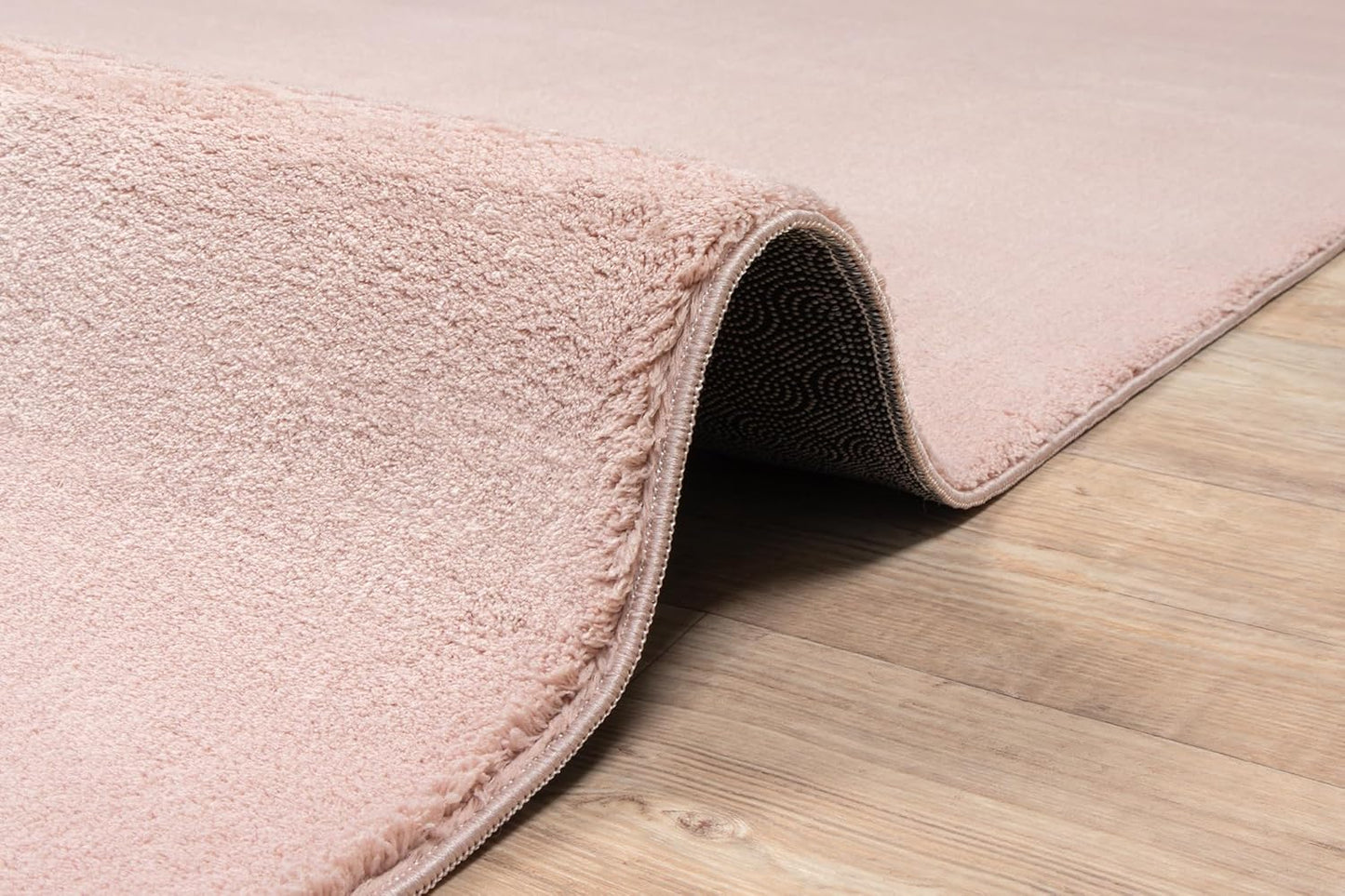 Relax Badezimmerteppich, rutschfest, flauschig und waschbar, 80 x 150 cm Blush