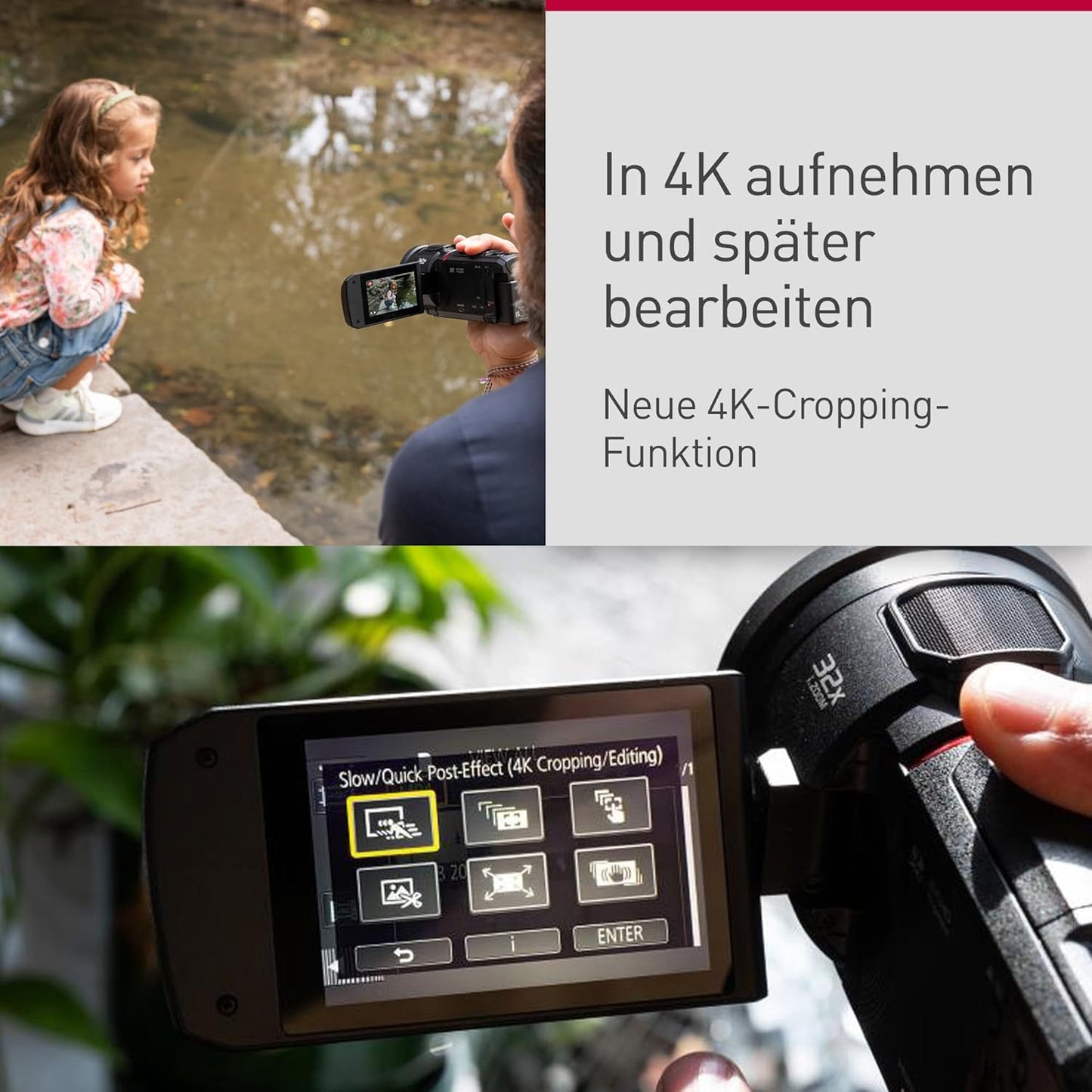 HC-VX3E-K 4K-Camcorder, HC-VX3E
