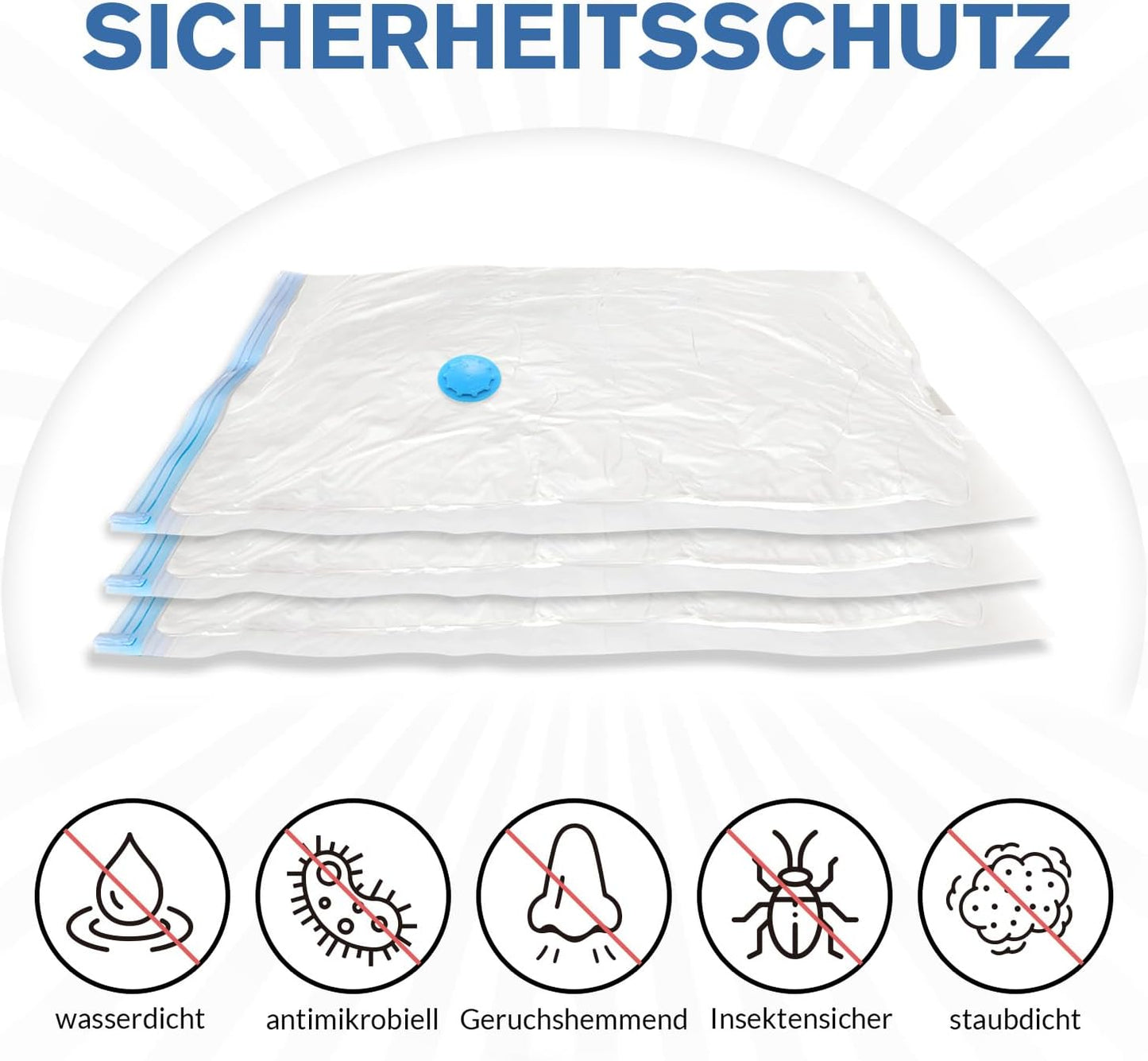 10-teiliges Vakuumbeutel-Set, 40x50 cm, 40X50CM