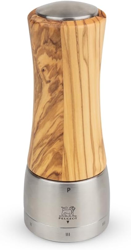 Pfeffermühle Madras mit Stahlmahlwerk, Pfeffermühle Natur