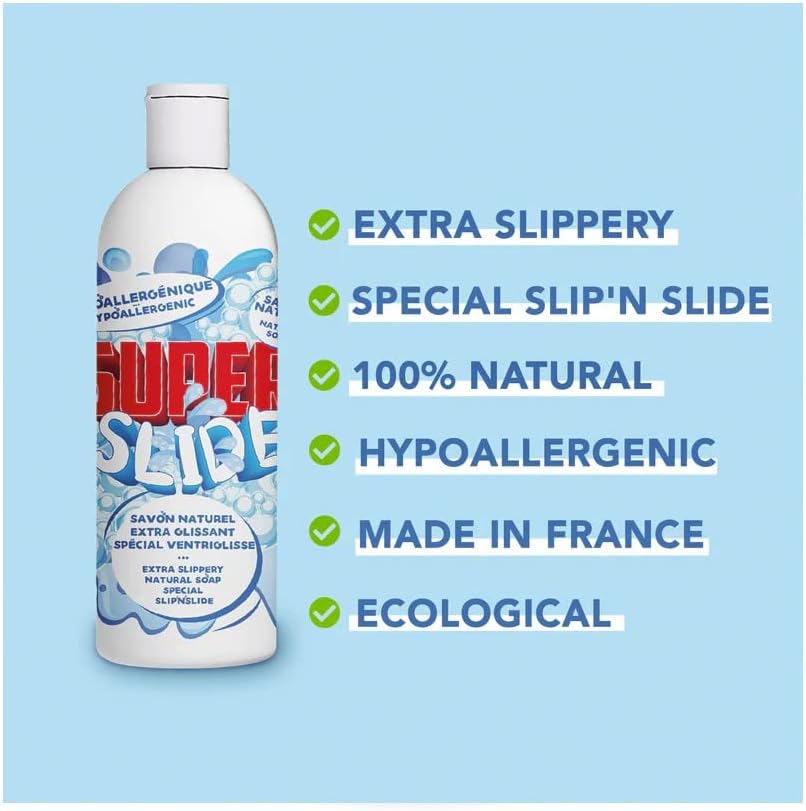 Super Slide Naturseife für Wasserrutsche, Seife 1l