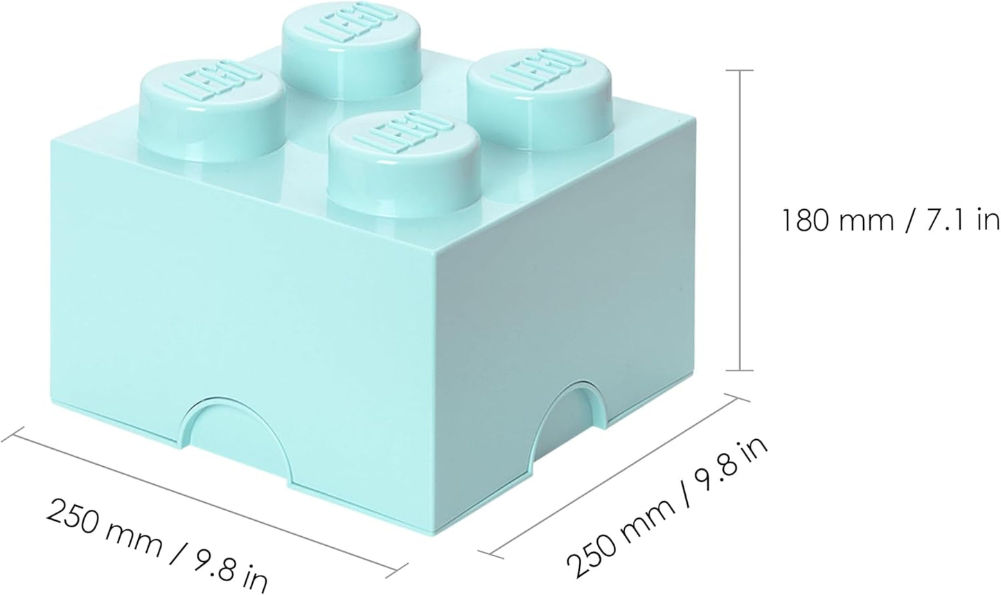 Storage Brick, Aqua Light Blue