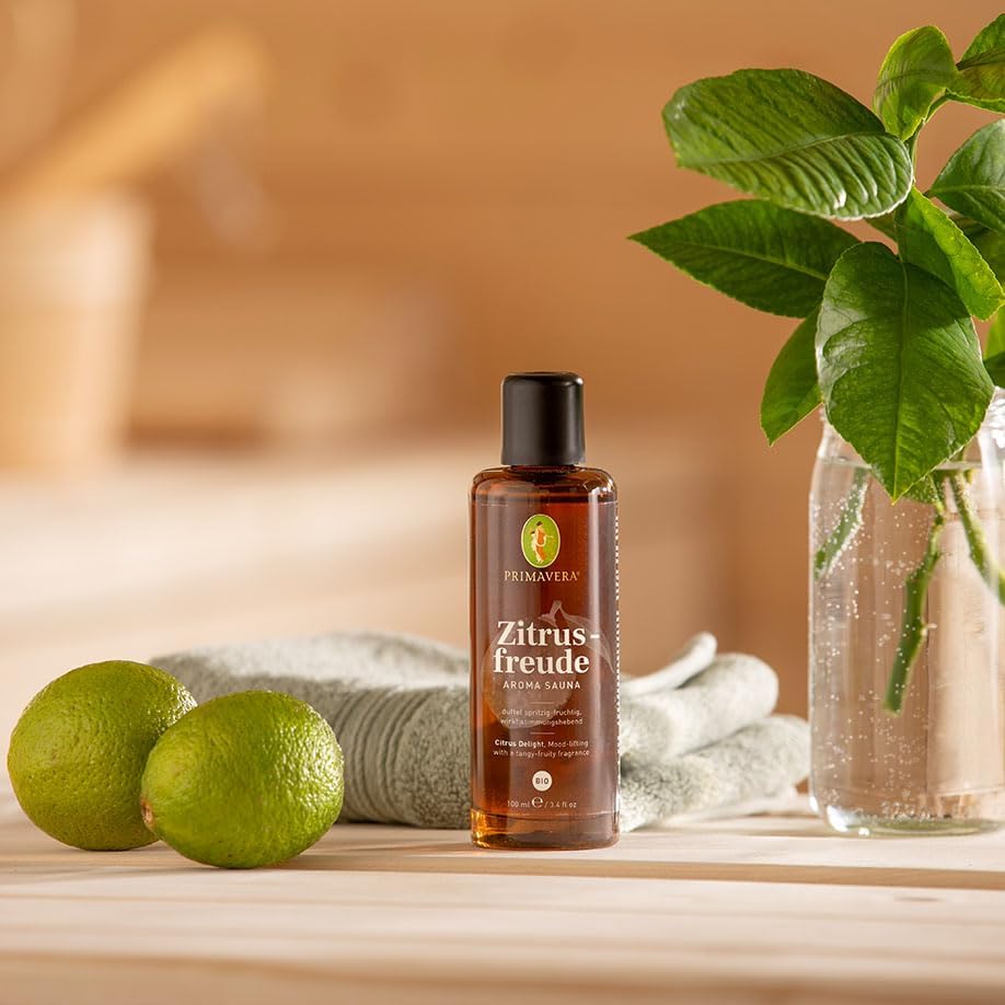 Zitrusdüfte Saunaöl 100ml, Zitrusfreude bio neue Flasche