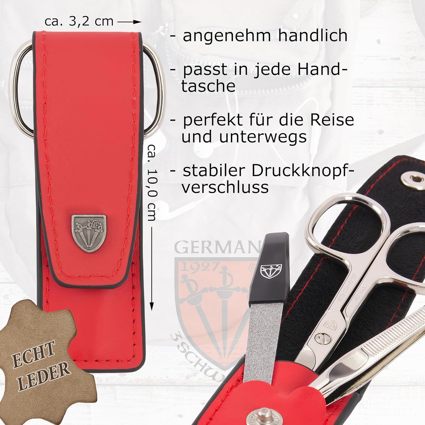 Nagelpflegeset Venezia, ROT