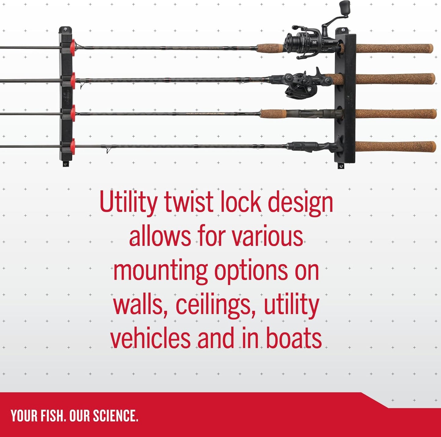 Twist Lock Utility Teleskopstangen-Set (4 Stück)