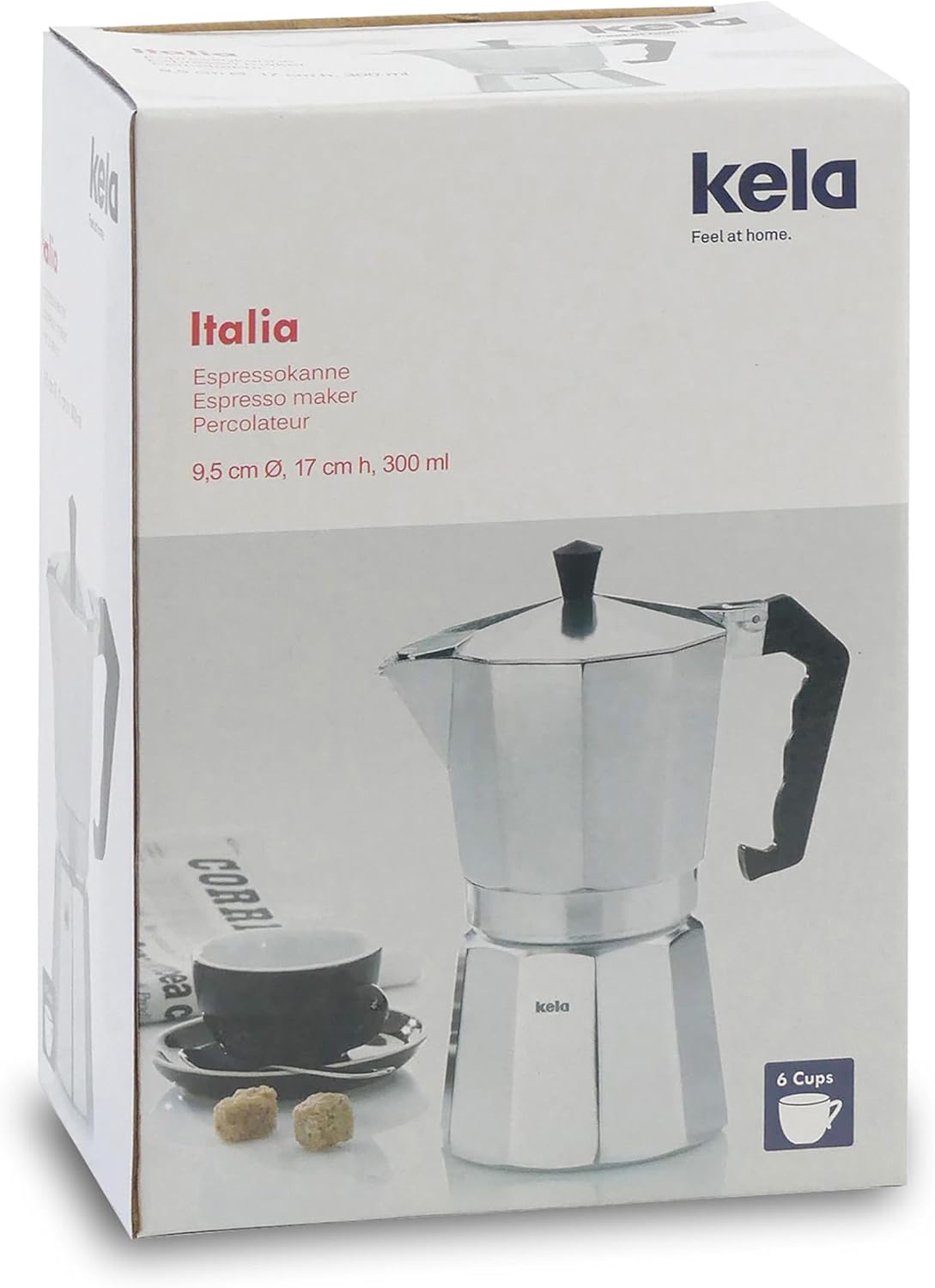 Espressokocher Italia, 450 ml