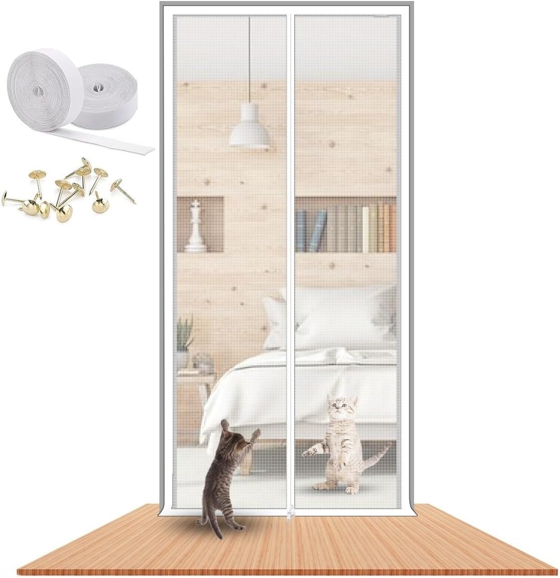 Katzensicherheitstor für Balkontür (80x210cm), 80x210cm
